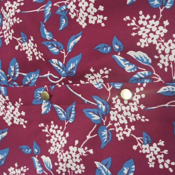 Madewell Button-Back Dress in Antique Floral V-Neck Dress Women's M - Picture 13 of 16